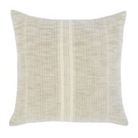 Ria Natural/Ivory Pillow, 22" x 22"