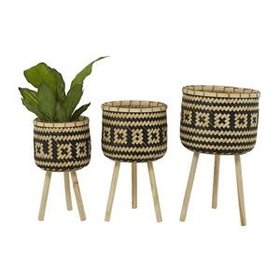 Bohemian Wicker Planter