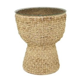 Seagrass Bohemian Accent Table