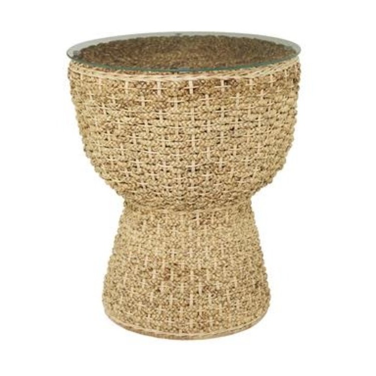 Seagrass Bohemian Accent Table