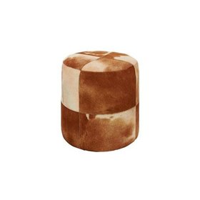 Brown Hide Stool