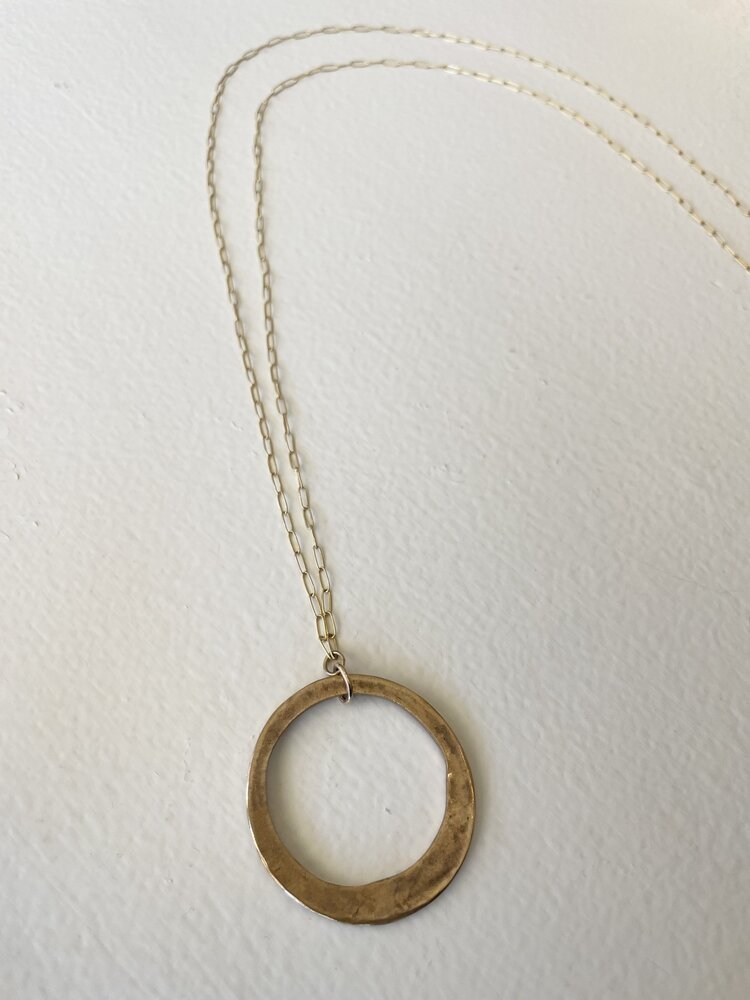 Organic Ring Necklace