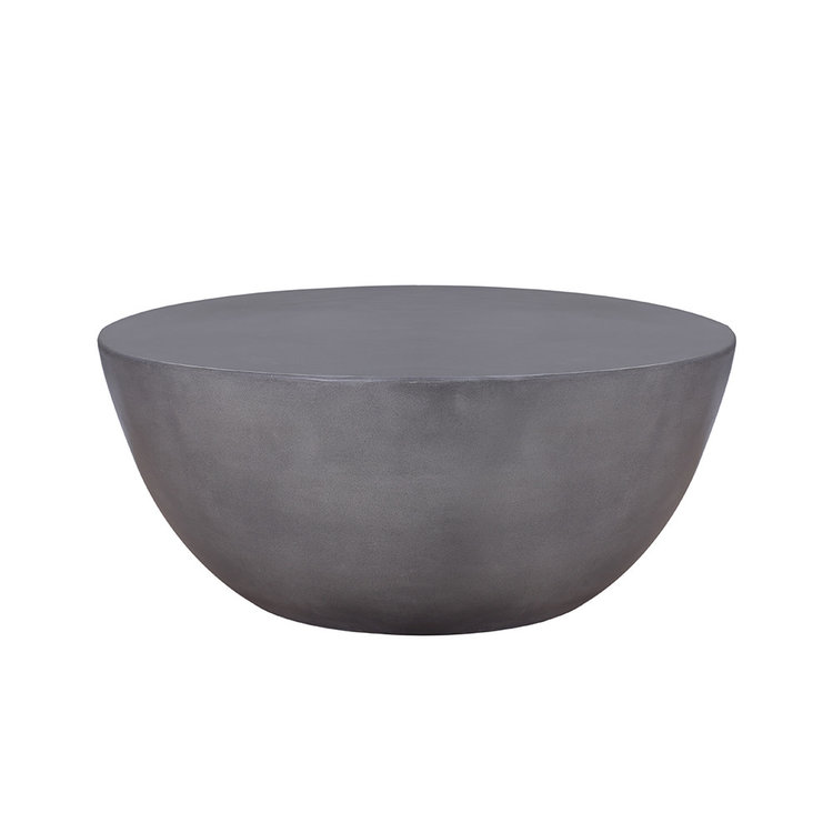 Beyond Borders Graphite Outdoor Cocktail Table- Stone