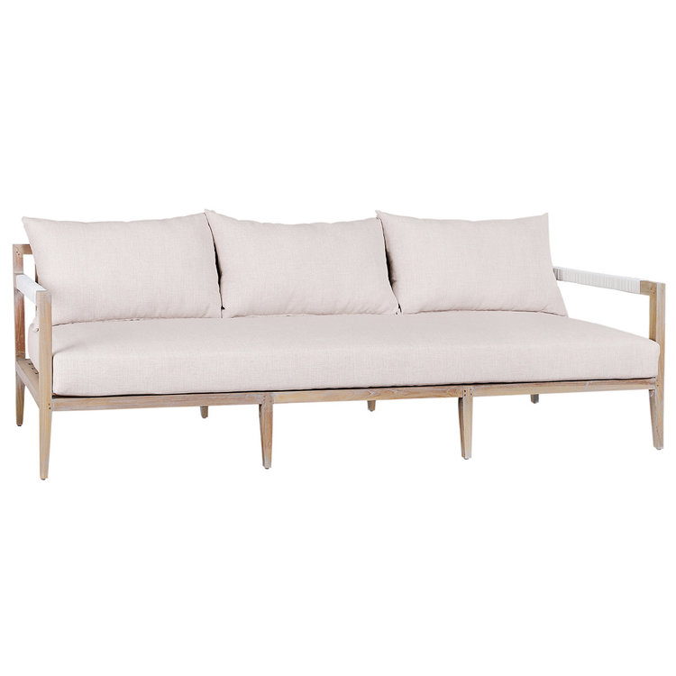 Beyond Borders Barton Outdoor Sofa, Long Weathered Gray