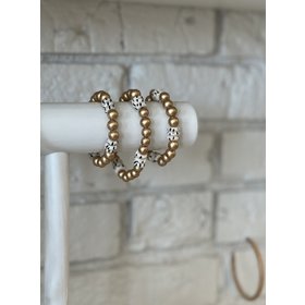 Bone Beaded Bracelet