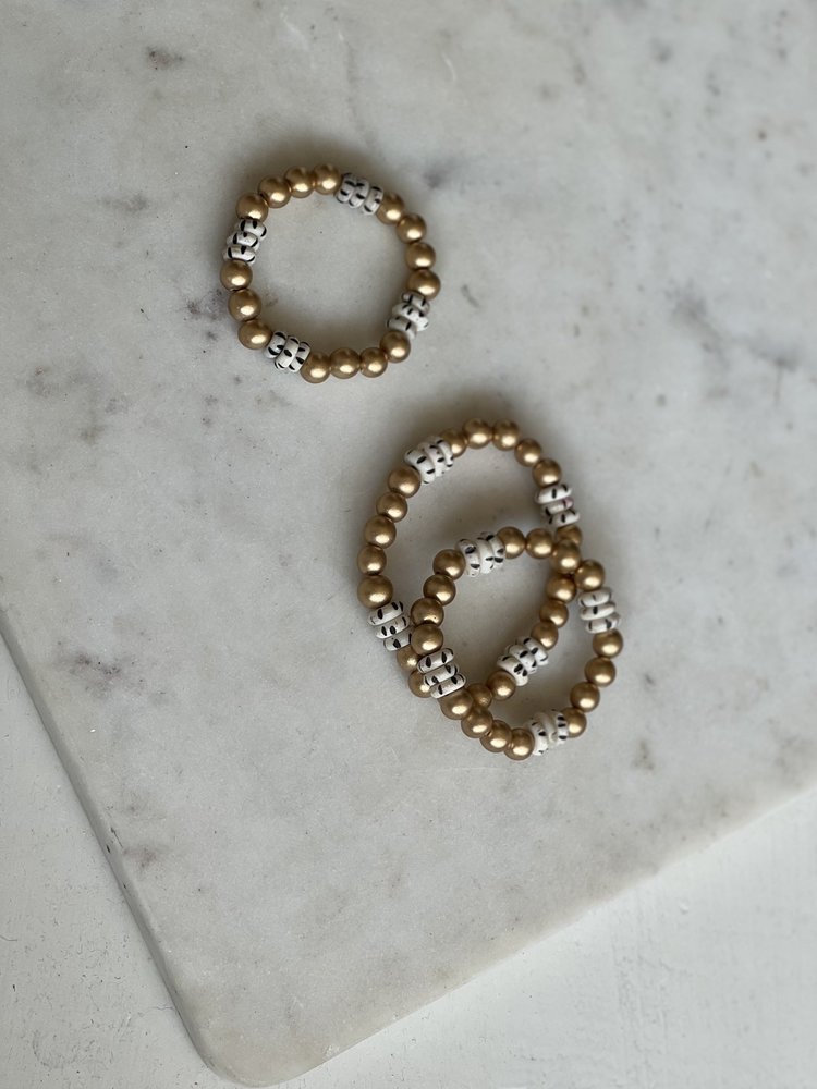 Bone Beaded Bracelet