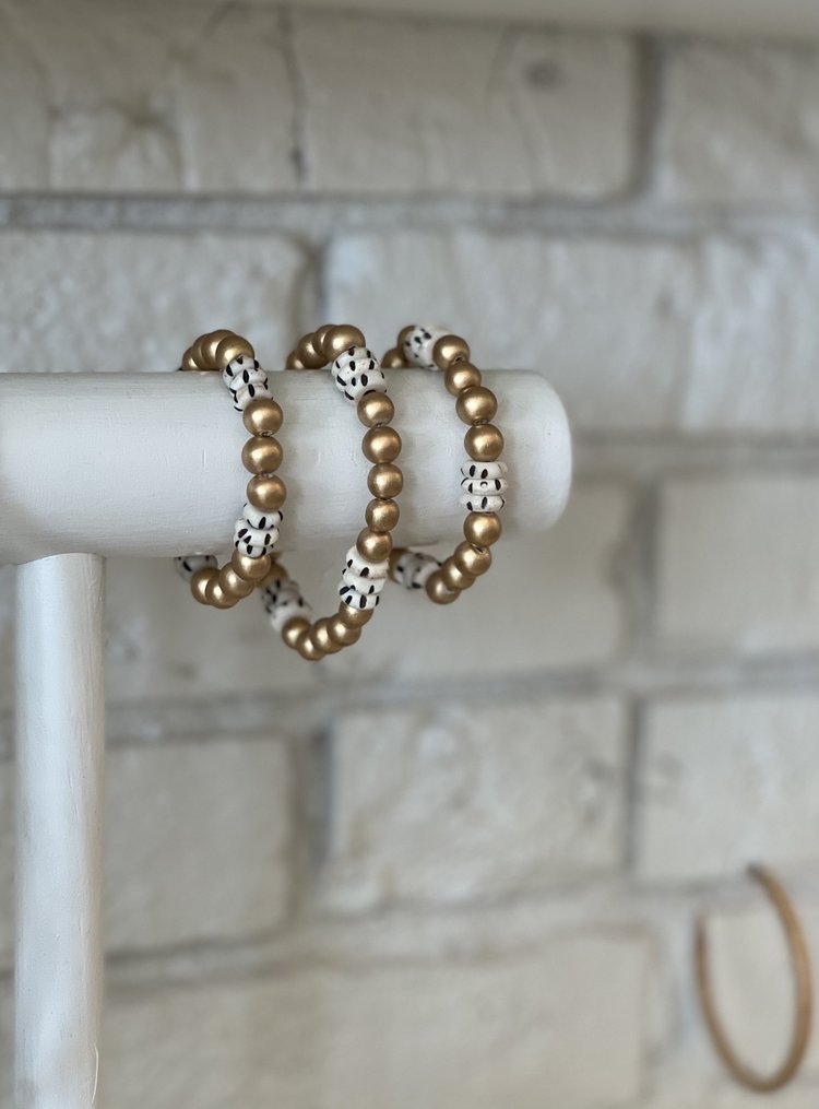 Bone Beaded Bracelet