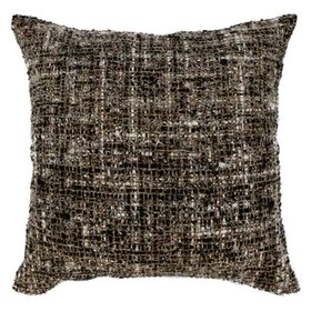 Porter Black/Ivory Pillow, 24" x 24"