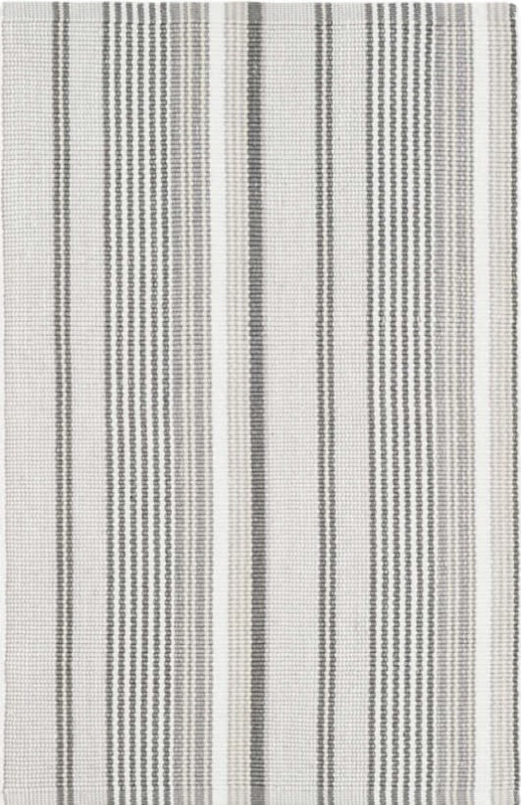 Gradation Ticking Indoor/Outdoor Rug, 8' x 10'