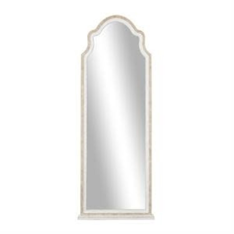 Wooden Oval Wall Mirror