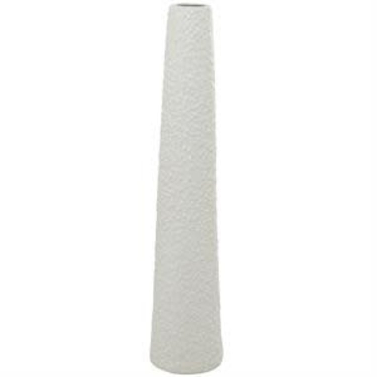 Skinny Ceramic White Vase 1