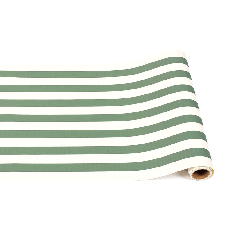 Stripe Runner/Wrapping Paper, Dark Green