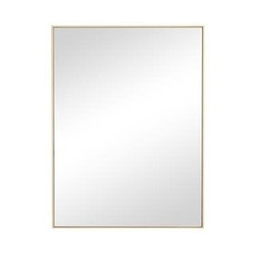 Good Wood Contemporary Wall Mirror, Rectangular