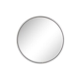 Silver Metal Contemporary Wall Mirror