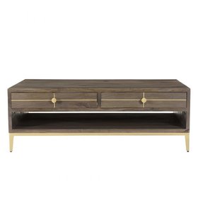 Beyond Borders Courtney Coffee Table Gray Wash