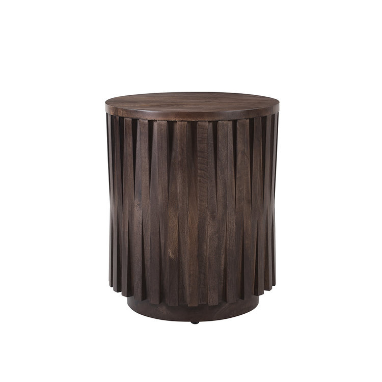 Beyond Borders Megan Side Table- Kona Brown