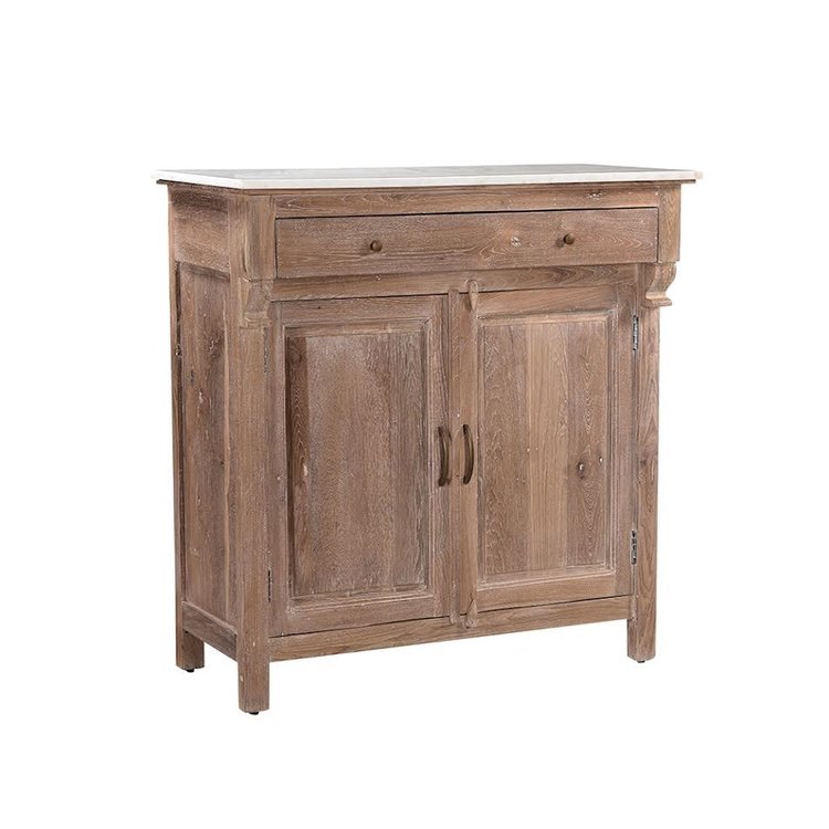 Beyond Borders Thomas Buffet- Sandy Whitewashed Teak