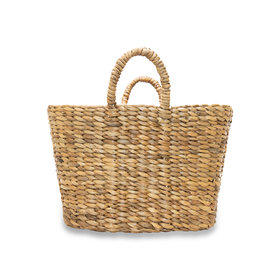 Jes & Gray Willa Woven Water-Hyacinth Basket