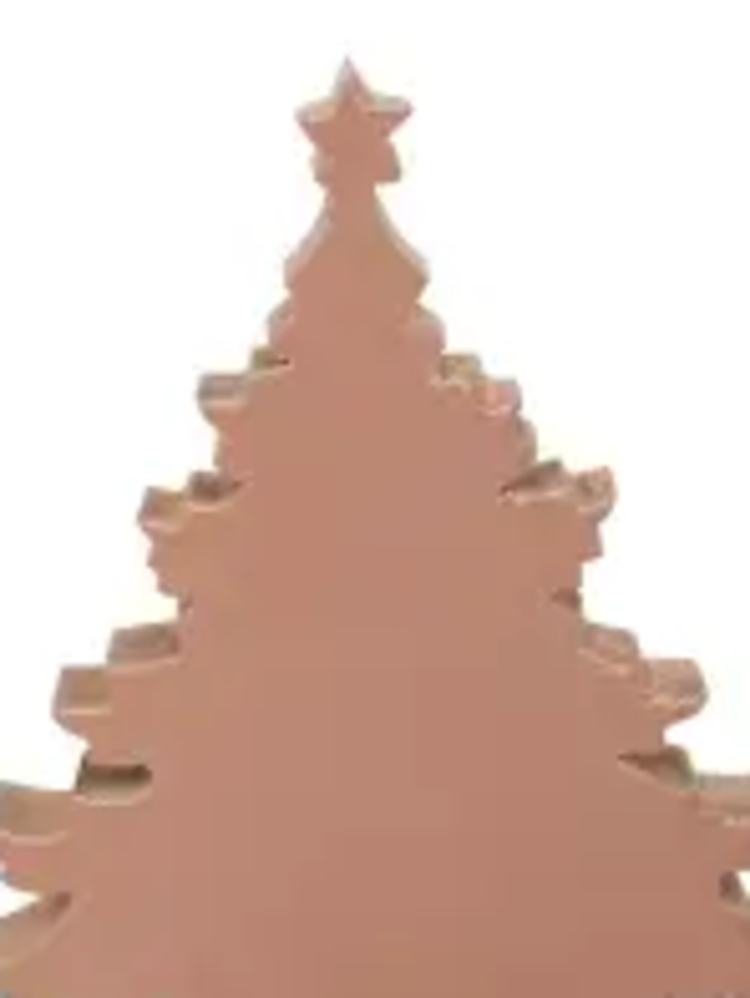 Mango Wood Star Christmas Tree- Blush