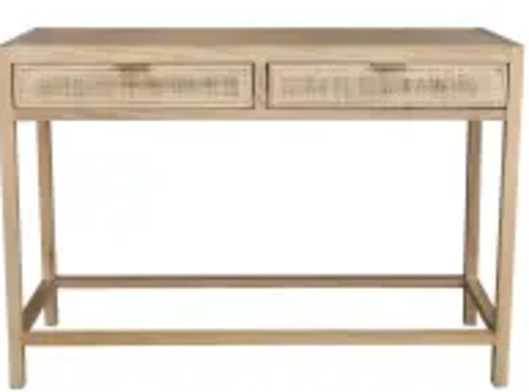 Rattan Console Table