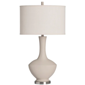 Cream Matte Table Lamp