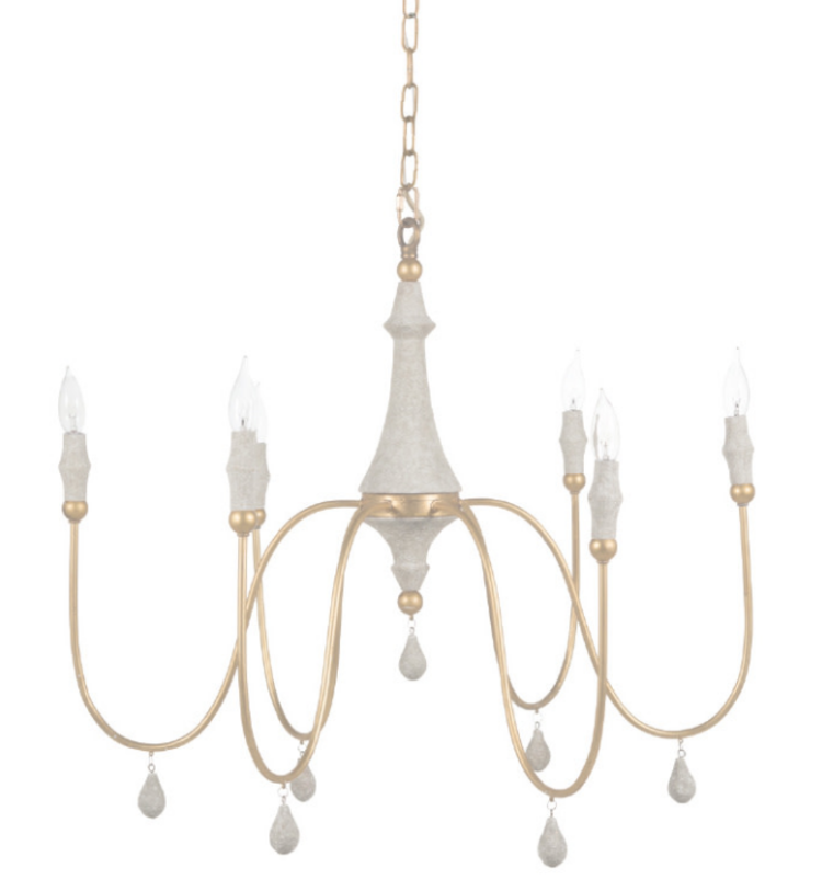 Clay Chandelier- Large