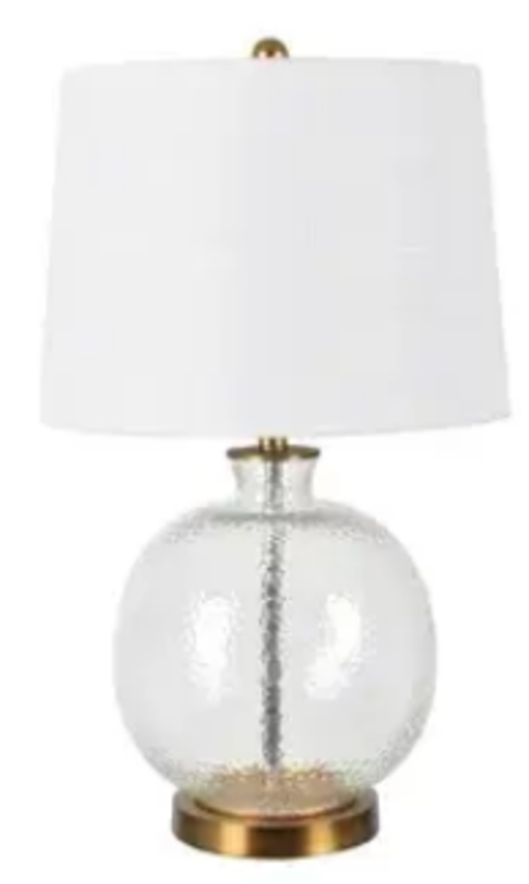 Wilde Hammered Glass Table Lamp
