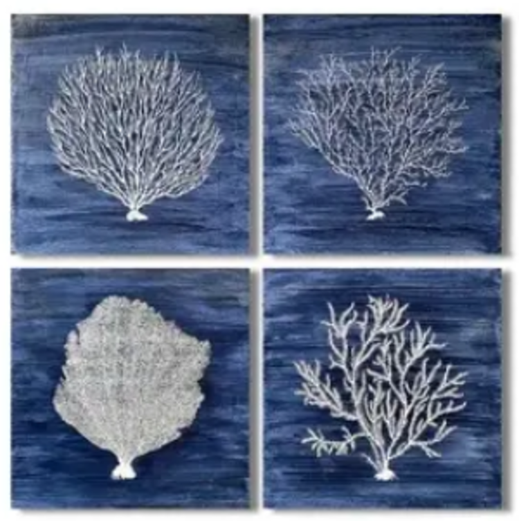 Four Corals- individual pieces