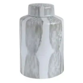 Decorative Stoneware Ginger Jar