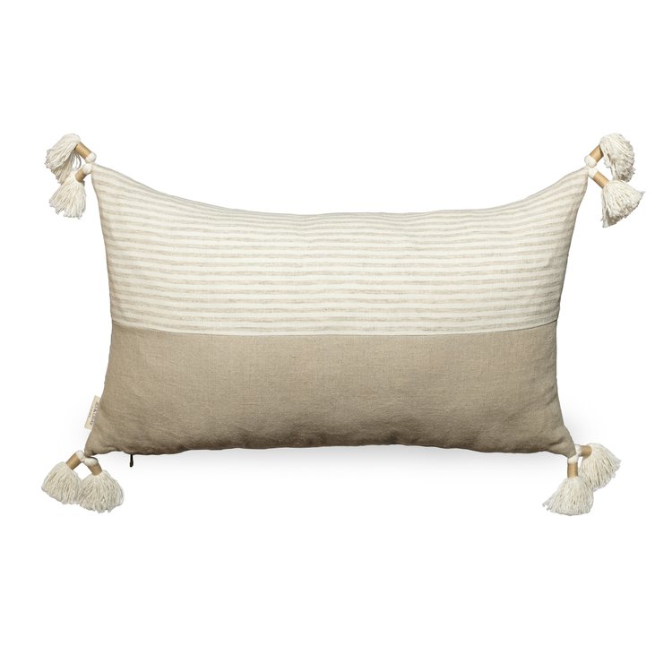 Jes & Gray Lia Lumbar Pillow, 24" x 14"