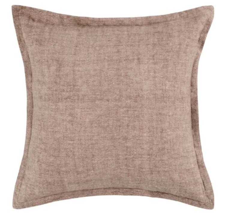 Solstice Penny Brown Pillow, 22" x 22'