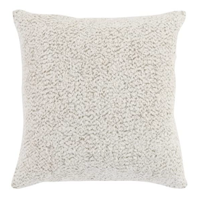 Maris Ivory & Natural Pillow, 22" x 22"