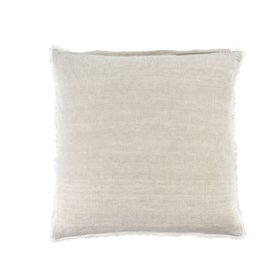Lina Linen Pillow,  24'' x 24'' Chambray