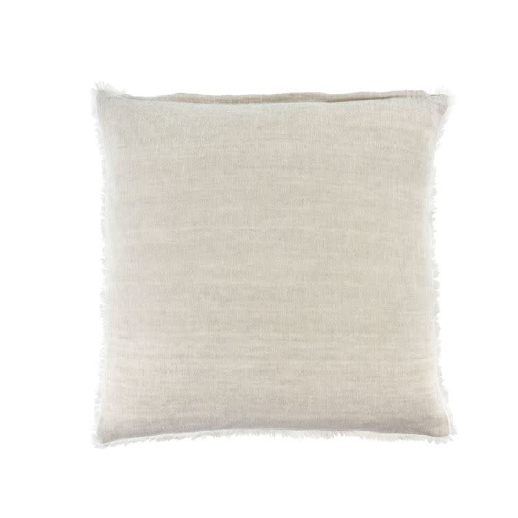 Lina Linen Pillow,  24'' x 24'' Chambray