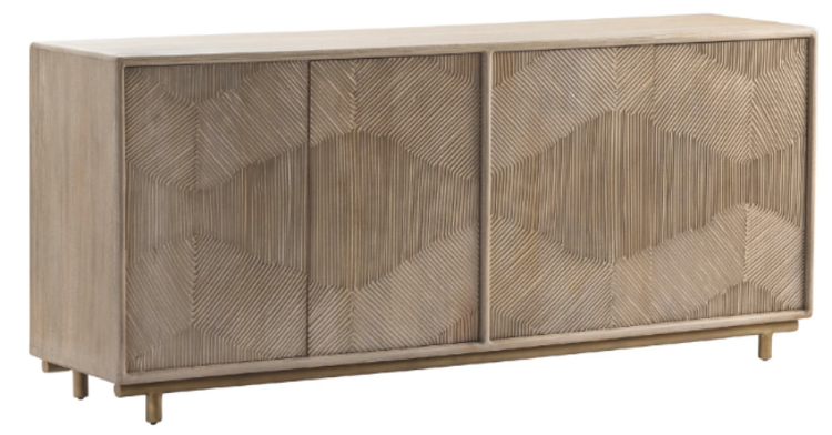 Bengal Manor White Wash Texture Sideboard