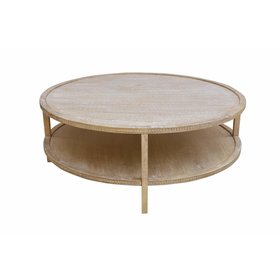 Southern Sky Taylor 48" Round Coffee Table- Light