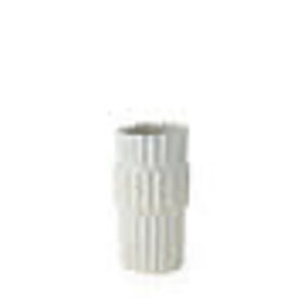 Cardon Gray Ceramic Vase 14'' H