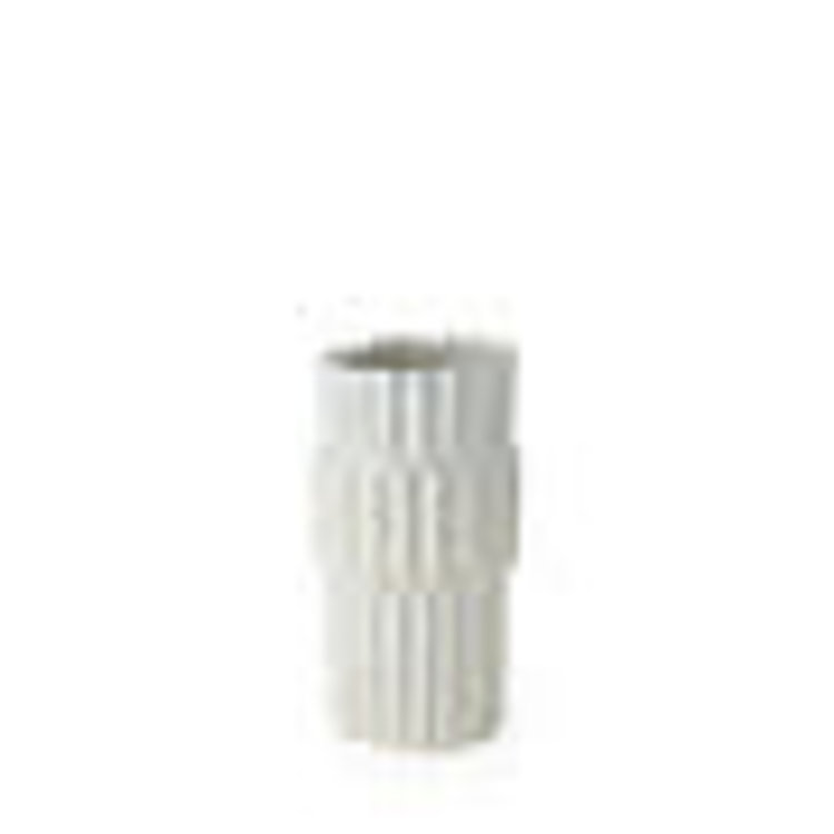 Cardon Gray Ceramic Vase 14'' H