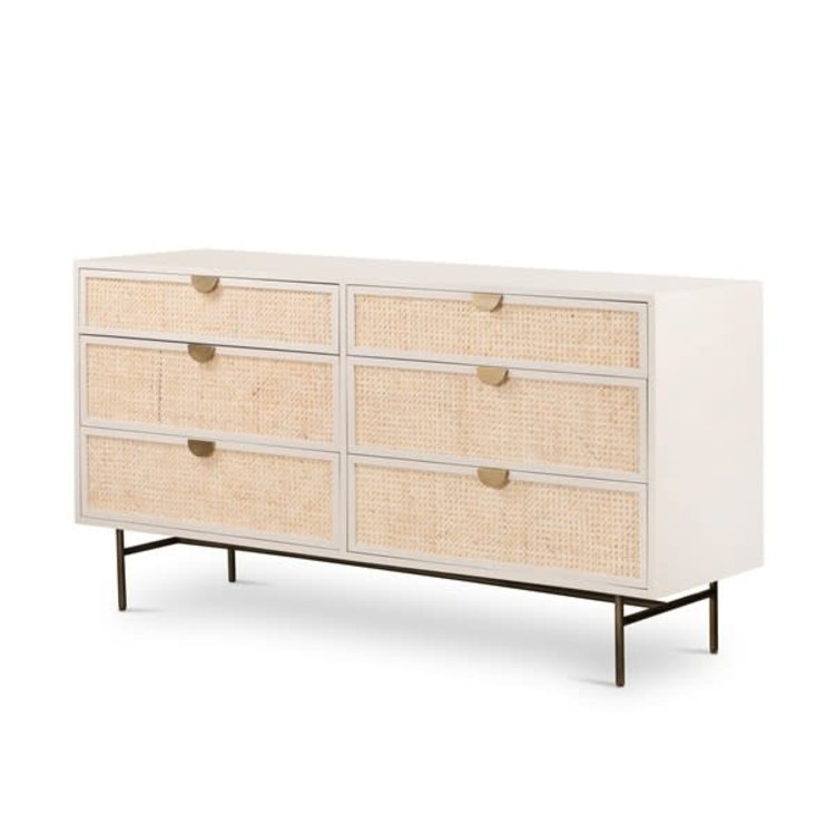 Four Hands Luella Dresser- Matte Alabaster