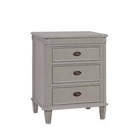 Beyond Borders Adele Nightstand- Gray