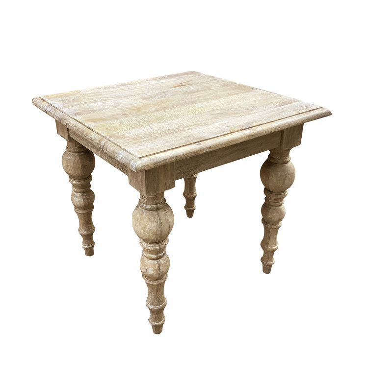 Southern Sky Bristol Side Table- New White Wash