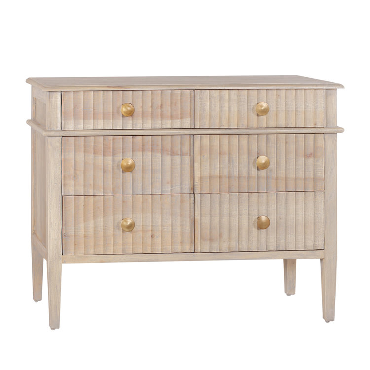 Atelier Home Madison Six Drawer Chest Weathered Gray