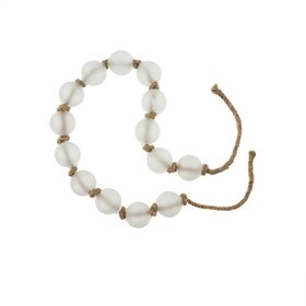 Beach Glass Beads- White