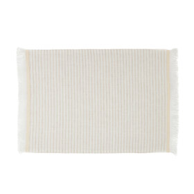 Shar Placemat White/Natural Stripe, set of 2
