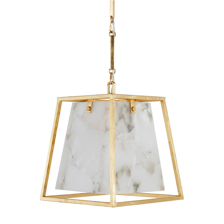 17" Stacey Chandelier- Gilded Gold