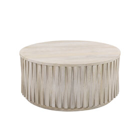 Beyond Borders Megan Coffee Table- Limewash Sandblasted
