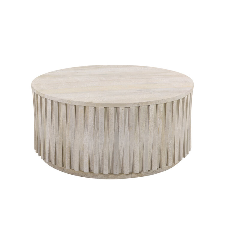 Beyond Borders Megan Coffee Table- Limewash Sandblasted