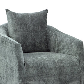 Kelli Swivel Chair- Lush Slate