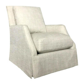 Kendall Swivel Chair- KW Linen