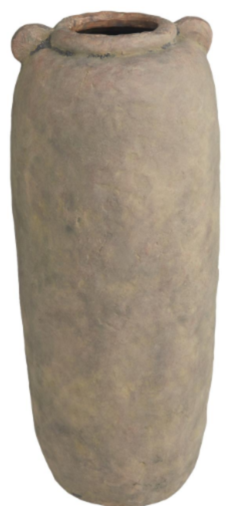 Ceramic Distressed Terracotta Brown Vase 1